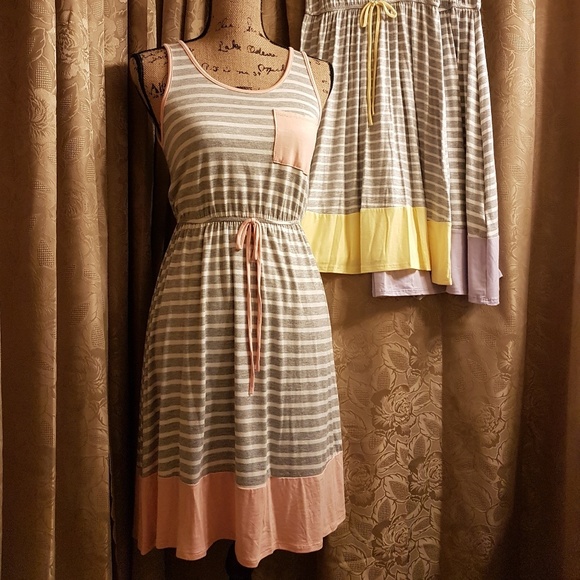 Striped Tank Dress ONLY ONE LEFT!! - Picture 5 of 6